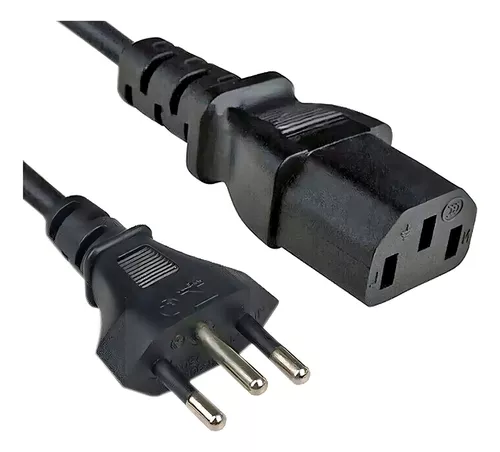 Cabo de Força Tripolar Fonte PC ATX 1.5M 10A NFe 52239 Hayon