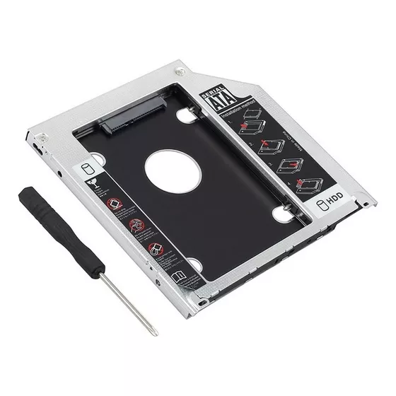ADAPTADOR DE HD PARA DRIVE DE CD CADDY