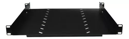 Bandeja para Rack Simples 1u 300 mm Preto - Banfr0001