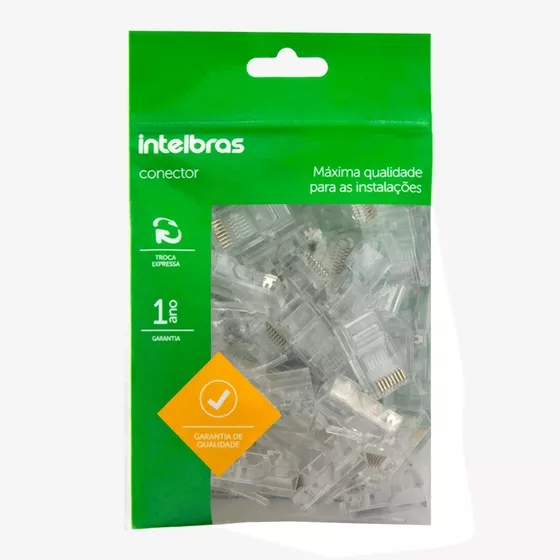 Pino Jack Rj-45 8x8 Cat5e Conex 1000 C/ 50 Pc