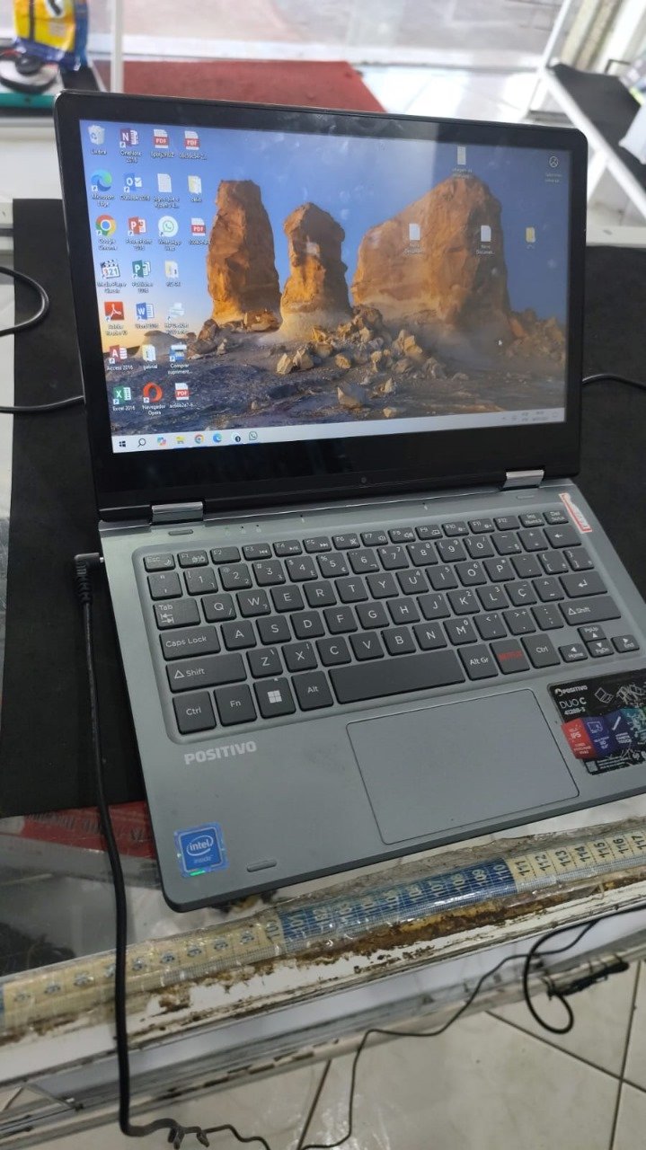 Computador Notebook USADO Positivo Motion Processador N4020 2.8Ghz 4GB RAM SSD 120GB  Tela 11" com touch