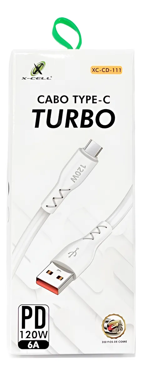 CABO TURBO , 120W 6A MARCA: X-CELL MOD. XC-CD-141