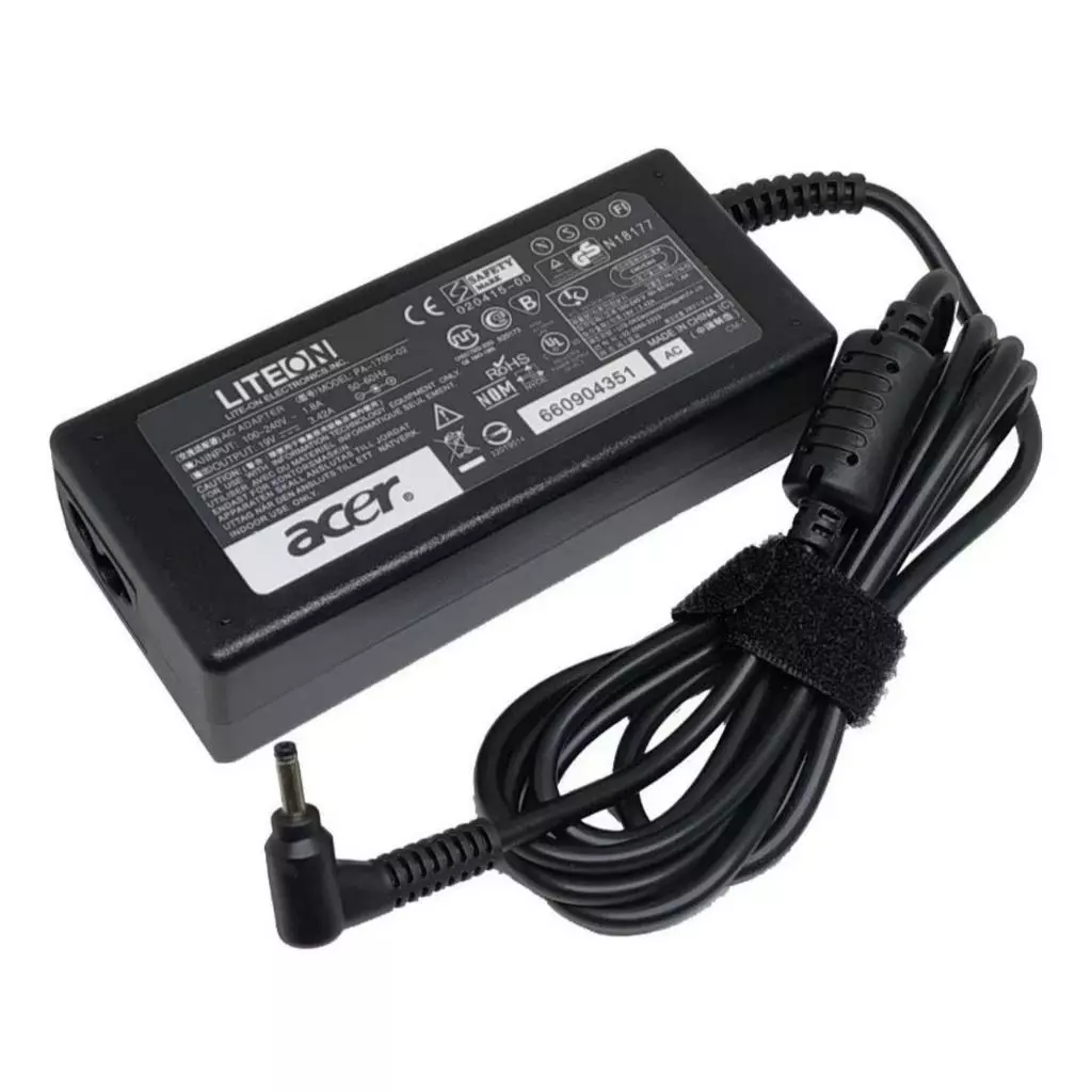 FONTE CARREGADOR NOTEBOOK ACER 19V 3.42A 3.0x1.1mm 65W